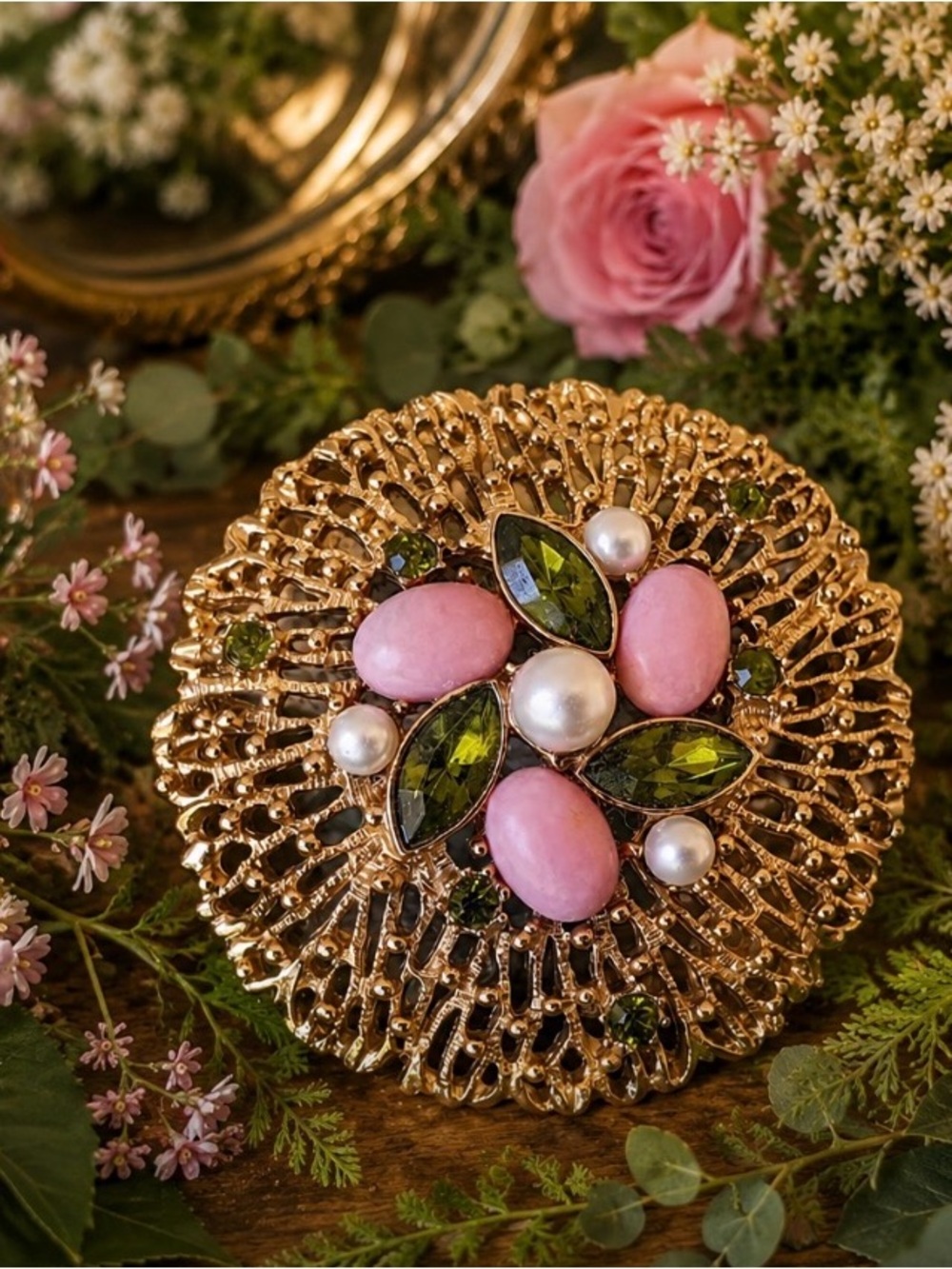 SARAH COVENTRY Vintage 1970s "Fashion Splendor" Brooch